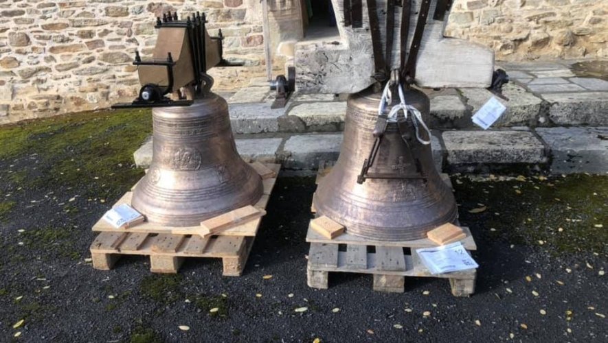 Les cloches restaurées de l’église Saint-Jean-Baptiste.