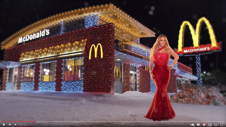 Vous voulez faire plaisir à Mariah Carey pour Noël ? Achetez son menu chez McDonald's.