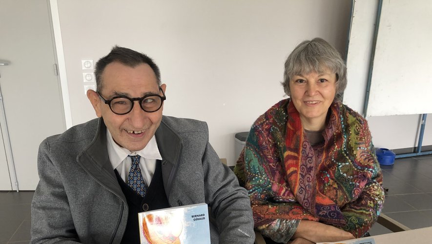 L’auteur, Bernard Géraud,avec sa psychologue, Françoise Murat.