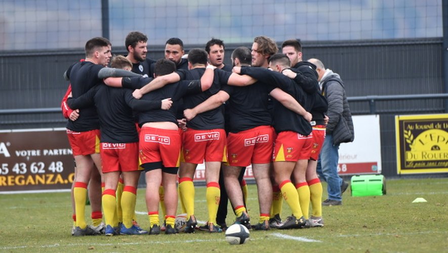Les rugbymen de Rodez ont inscrit l'essai de la gagne après la 80e minute de jeu.