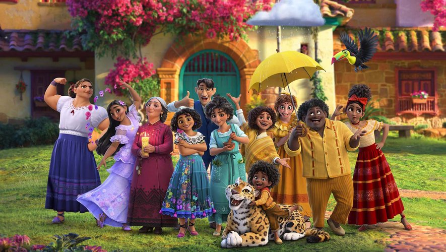 "Encanto, la fantastique famille Madrigal", de Disney, suit les aventures de Mirabel, née au sein d'une famille dont chaque membre est doté de pouvoirs magiques, au coeur des montagnes de Colombie.