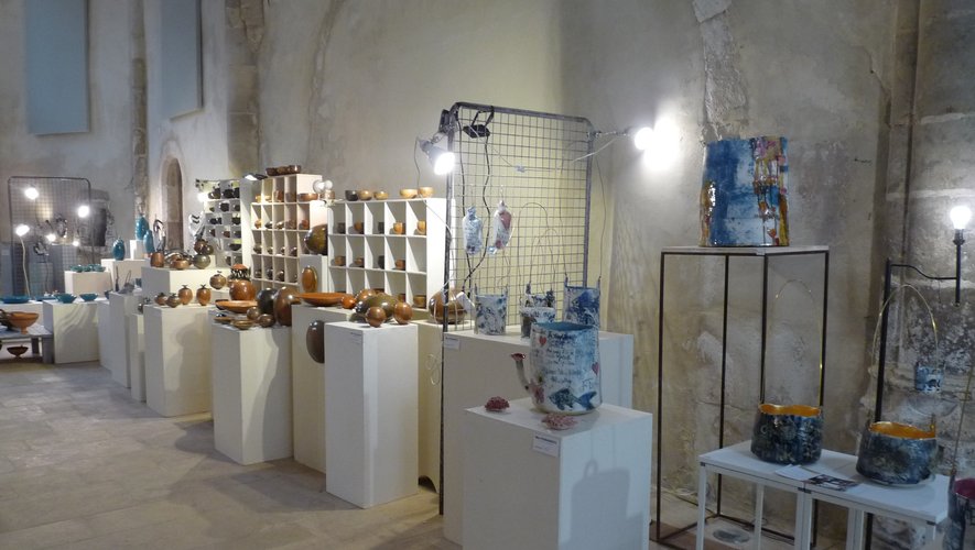 L’exposition-vente de céramiques a lieu à la chapelle Saint-Jacques./ Ph. arch. FEG