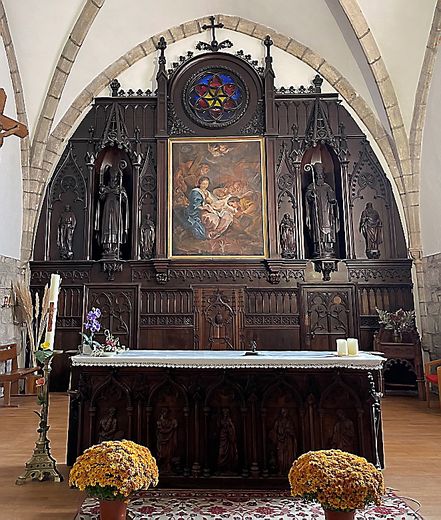 L'église Saint-Amans de Salmiech.