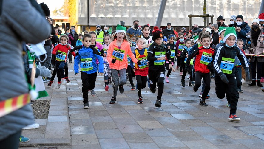 665 coureurs de tous âges, dont de nombreux enfants ont participé à la course ce dimanche à Rodez. 