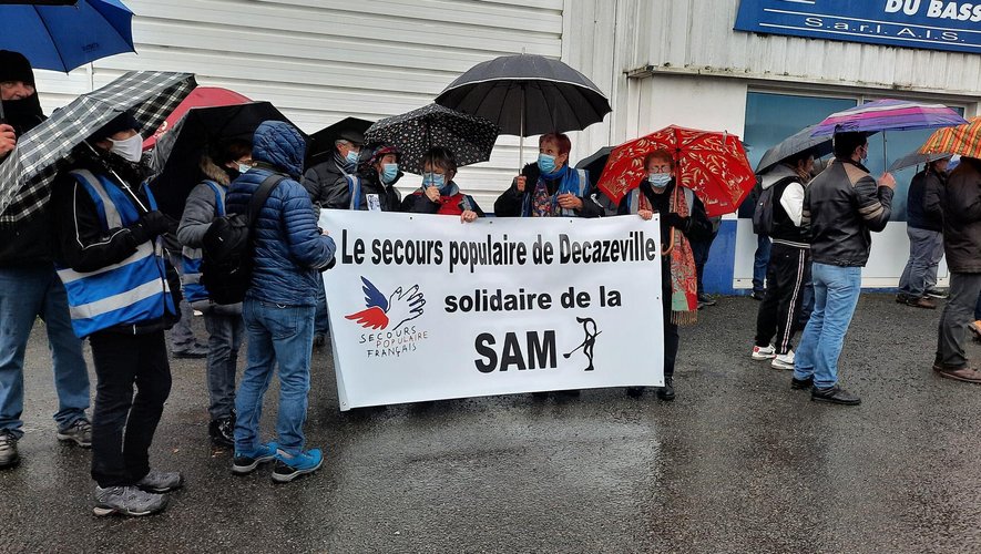 Les bénévoles du SPF solidaires de la SAM.