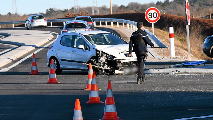 Deux véhicules sont entrés en collision. 