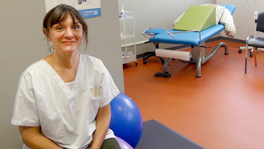 Céline Pernot est ravie de pouvoir officier au sein de la Maison de santé du Carladez.