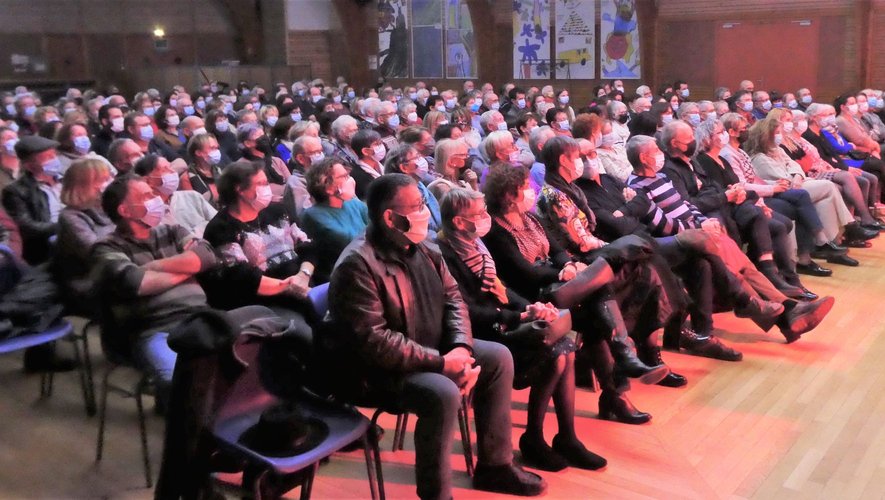 Le public a assisté nombreux  à cette première en Aveyron.