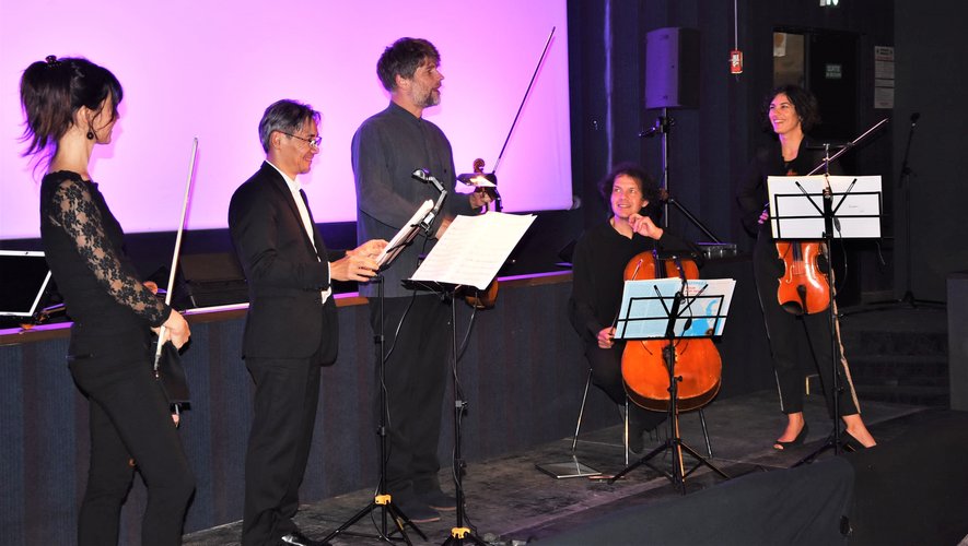 Nicolas Dautricourt et ses amis du Quatuor Capriccio ont ouvert la saison musicale du  Vieux-Palais.