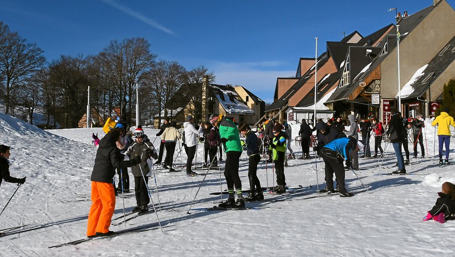 Les journées à faire du ski sur l’Aubrac ont contribué à sauver la saison de Noël.