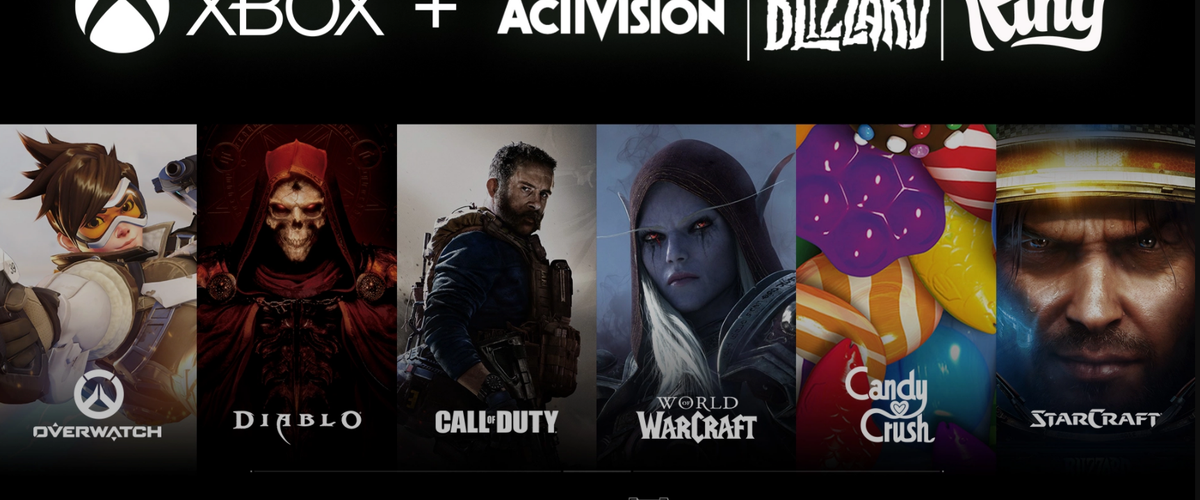 Microsoft a annoncé le rachat de l'éditeur de jeux vidéo Activision Blizzard, et tout son catalogue avec.