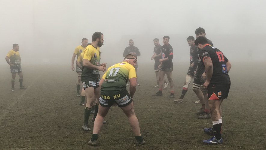Un derby LSA - Millau joué dans le brouillard, pour le moins.