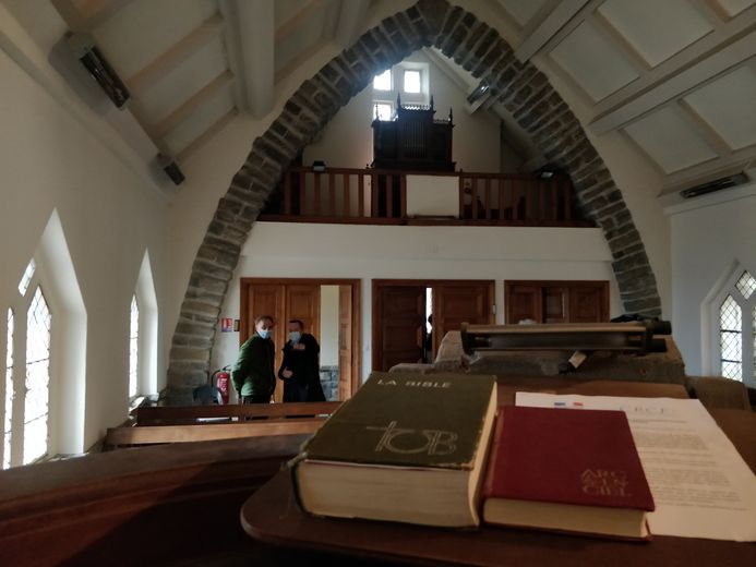 Le temple protestant de Rodez tire ses inspirations de plusieurs structures.