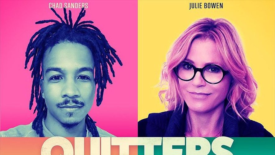 Le podcast "Quitters", coprésenté par Julie Bowen et Chad Sanders, sortira le 14 février sur les plateformes de streaming.
