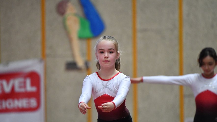 Plus de 250 jeunes gymnastes étaient à l'Amphithéâtre de Rodez, samedi. 