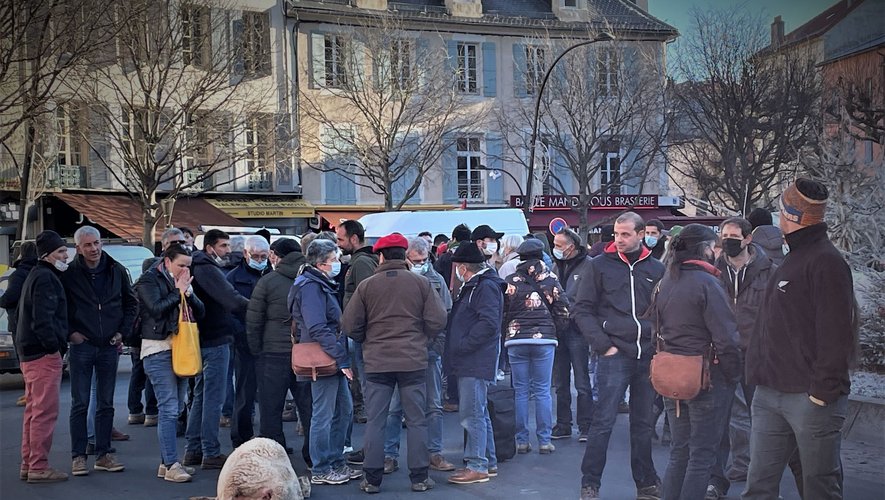 Mi-décembre, les éleveurs de brebis en colère avaient manifesté leur mécontentement dans la rue, à Millau.
