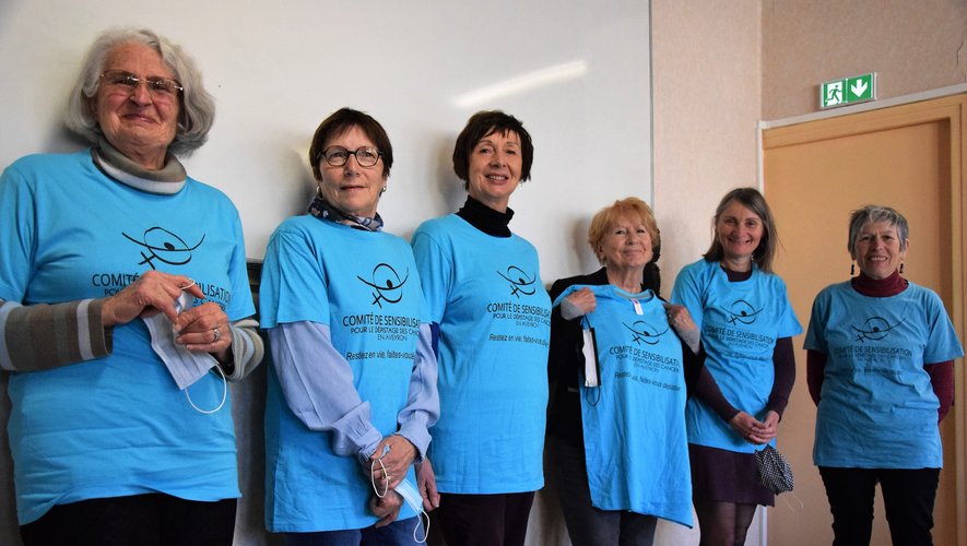 Pour les membres du comité, le but est de faire participer davantage la population au dépistage du cancer colorectal. Seuls 32,7 % des Aveyronnais éligibles ont effectué la démarche l'an passé.