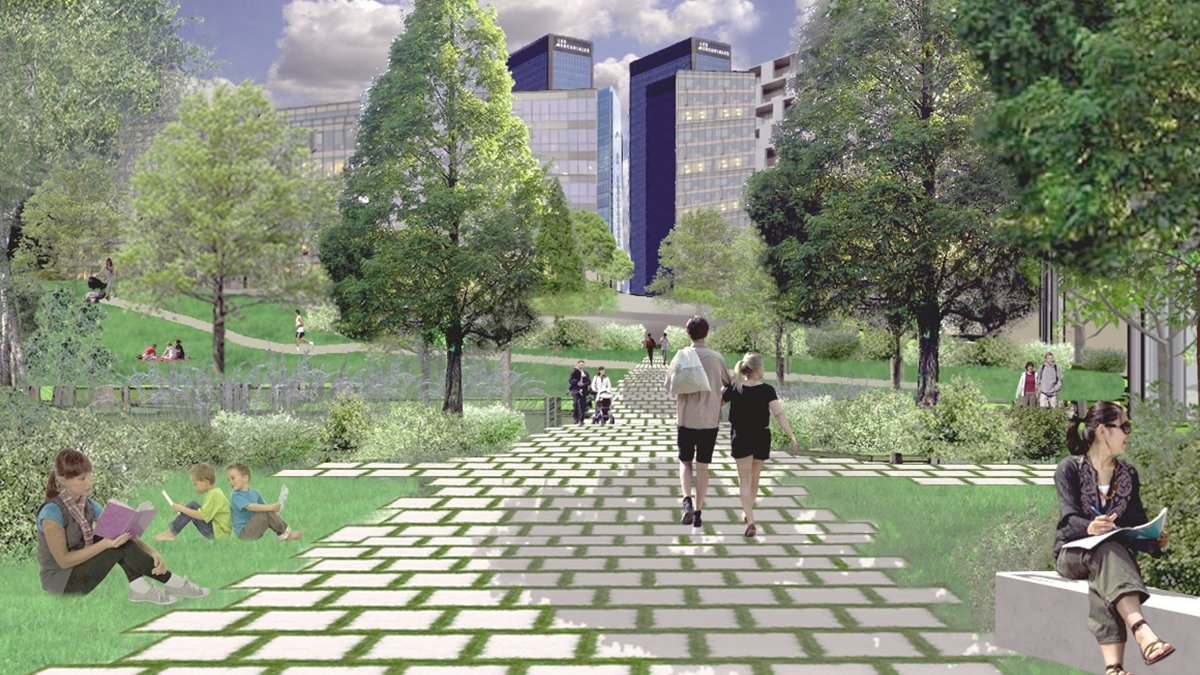 Dans le 20e arrondissement, le futur parc Python-Duvernois se dévoile ...