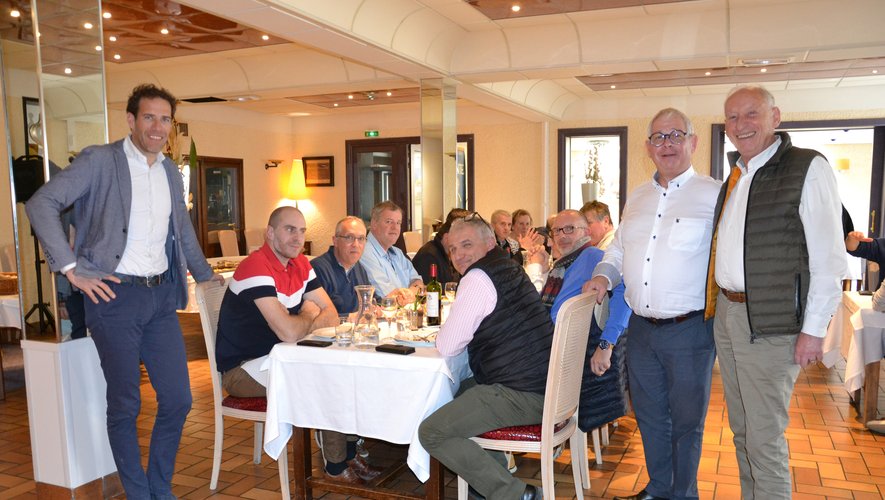 Franck et Jean-Marie Labit ont partagé un dernier repas aux Peyrières avec Philippe Panis (au centre).