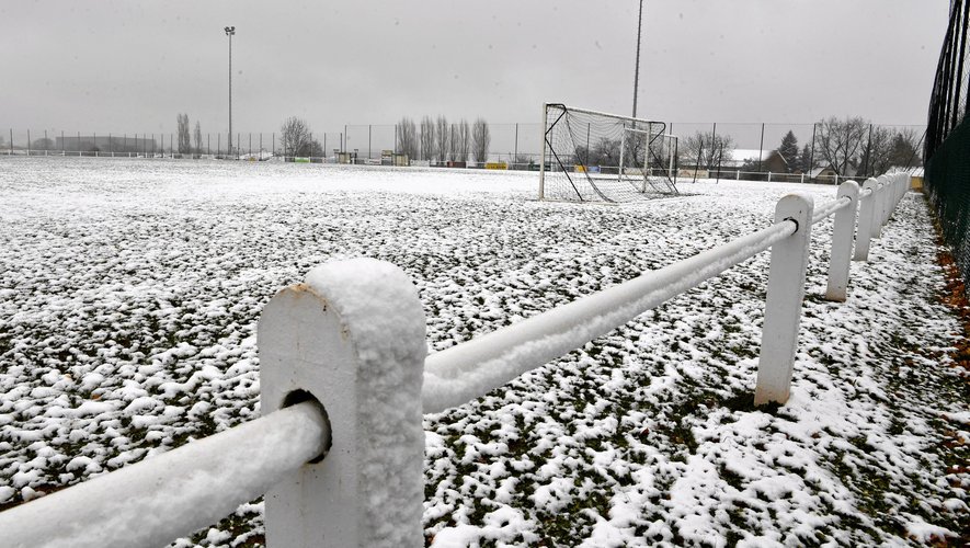 Le district a décidé de remettre tous les matches suite aux chutes de neige et aux températures basses.