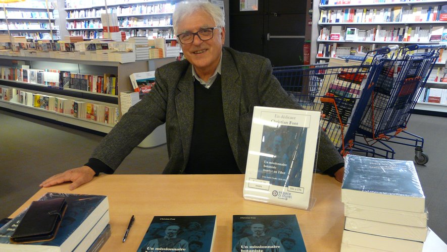 Christian Font a présenté son livre  sur Jean-André Soulié à l’espace culturel Leclerc