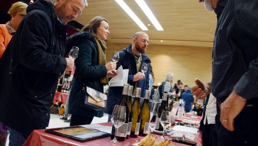 Il y avait foule au Salon du vin de Rodez ce week-end.