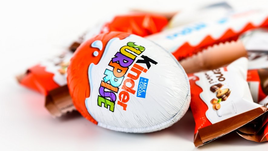 Salmonelles : retrait-rappel de chocolats Kinder avant Pâques