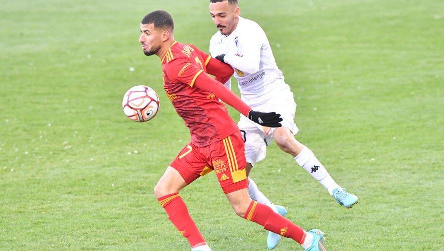 Nassim Ouammou et les Ruthénois sont toujours à la recherche de leur première victoire en 2022.