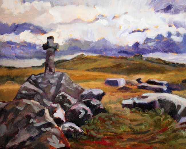 Passionné par le dessin et la peinture, Jean-Christophe Piveteau aime à coucher sur papier les paysages de l'Aubrac.