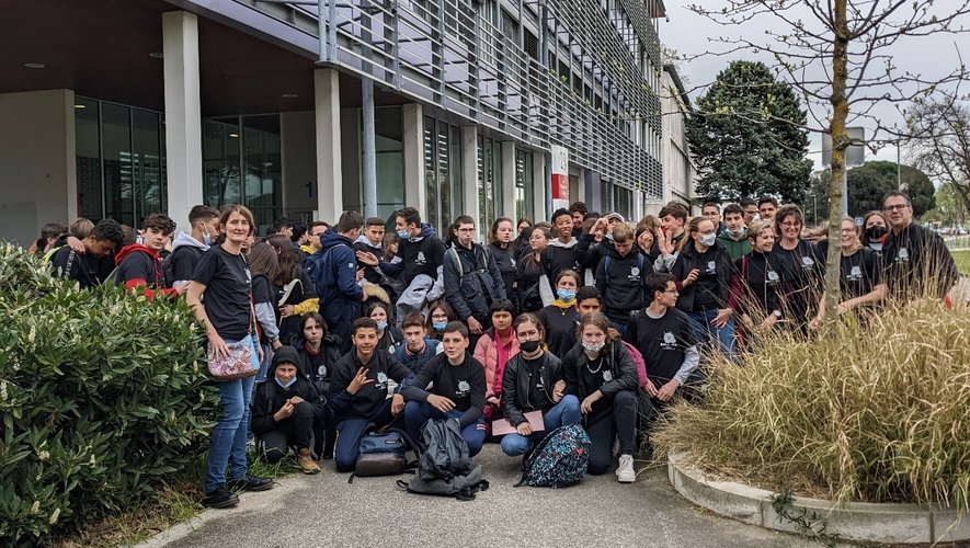 Les collégiens sont repartisde Toulouse avec une panoplie de chercheurs en herbe.