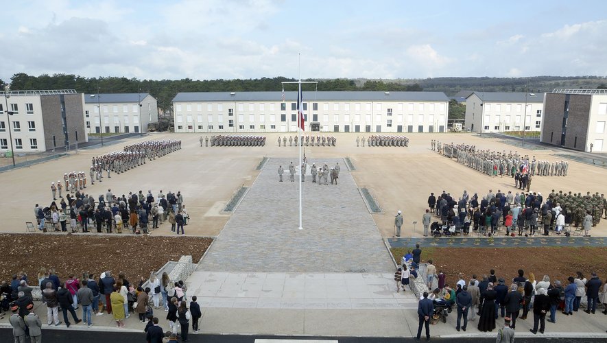 La nouvelle place d’armes a été inaugurée par les militaires samedi 30 avril.
