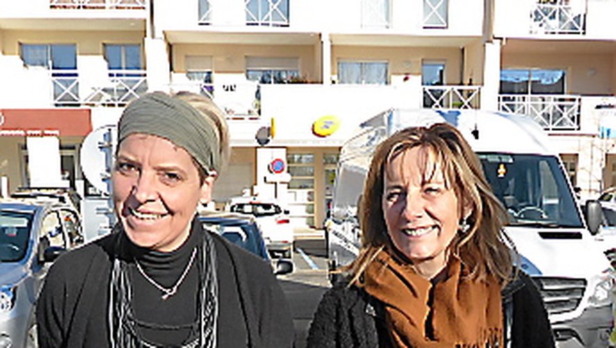 Les coprésidentes de l’association CLAP, Laurence Bru et Françoise Flottes.