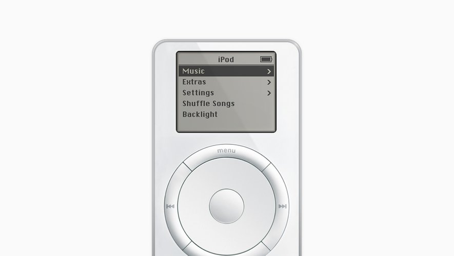 Apple a présenté son tout premier iPod en 2001.