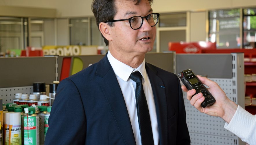 Jean-Christophe Arguillère, délégué régional d'Orange en Midi-Pyrénées, était présent pour lancer la 5G à Rodez.