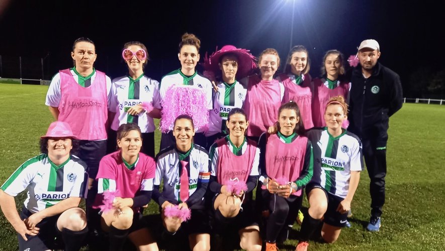 L’équipe féminine de Bozouls en finale de la coupe de l’Aveyron.