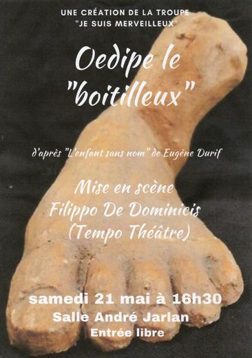Théâtre : la pièce "Le Boîtilleux"  jouée à l’espace André-Jarlan samedi