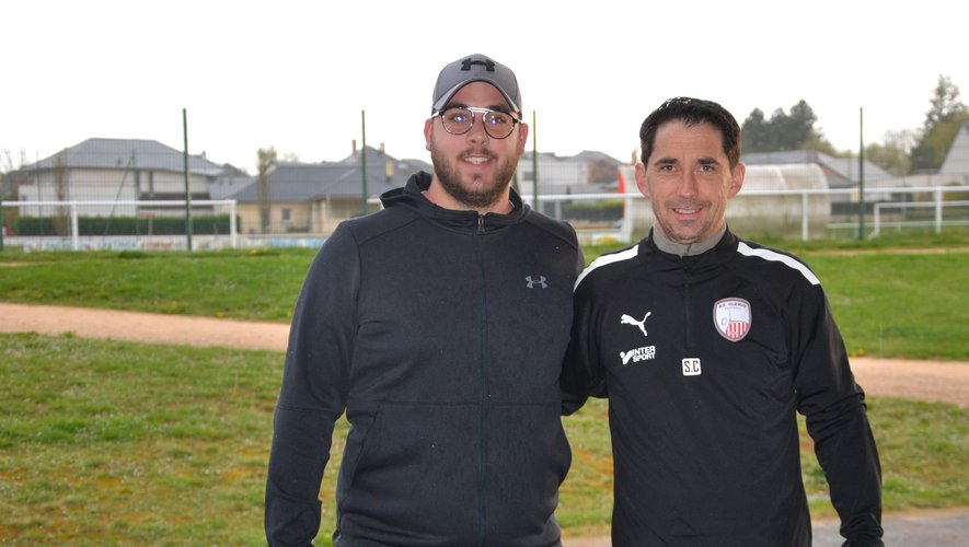 Simon et Cédric, les 2 coachs de l’équipe fanion d’Olemps.