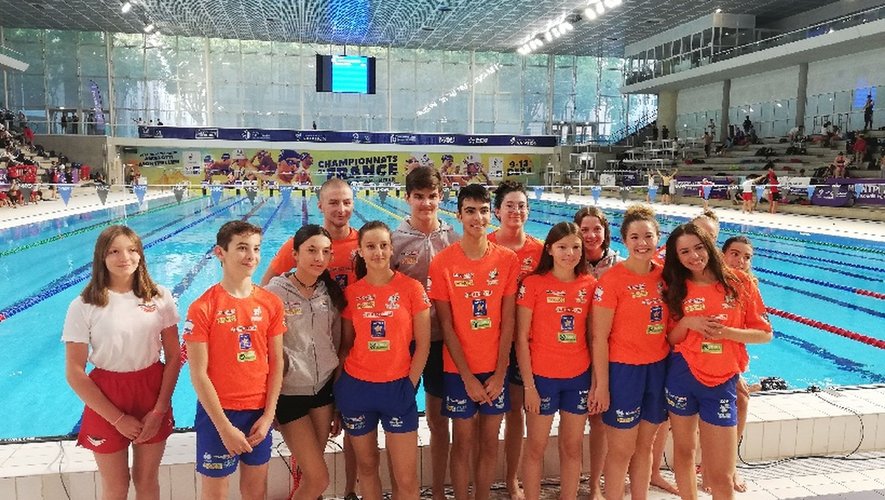 Un groupe d’une dizaine de nageurs ruthénois étaient à Montpellier, début mai, pour une manche du championnat régional.