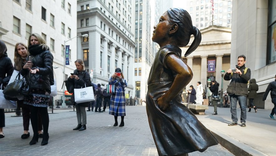 La statue "Fearless Girl" à New York est désormais un jeton non fongible.