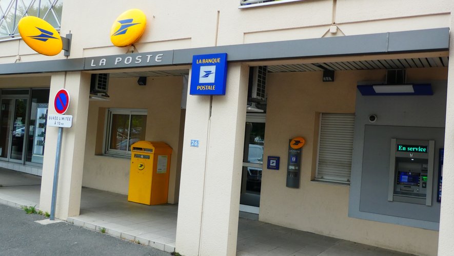 Le bureau de poste, 26, place de l’Etoile à La Primaube.