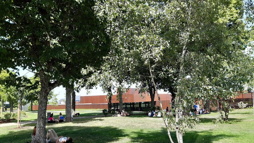 Le jardin public  de la ville fait partie des endroits à privilégier quand il fait chaud !