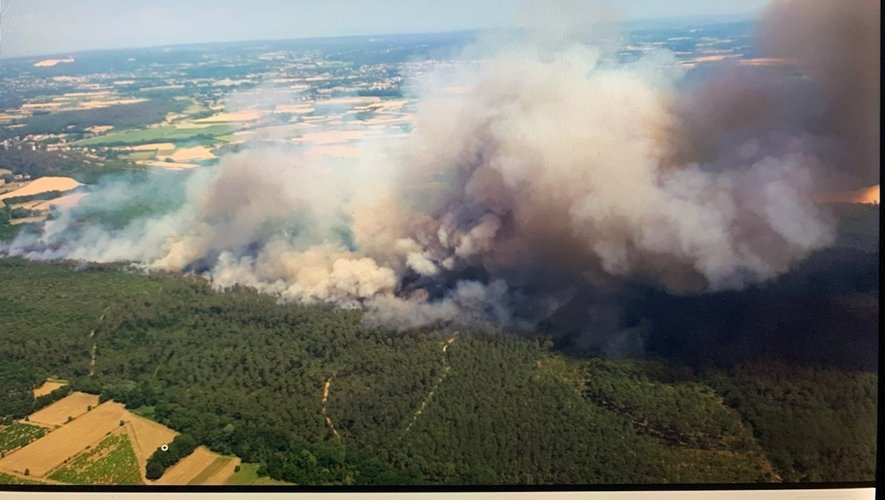 Le feu a parcouru 70 hectares dans les Gorges du Tarn.