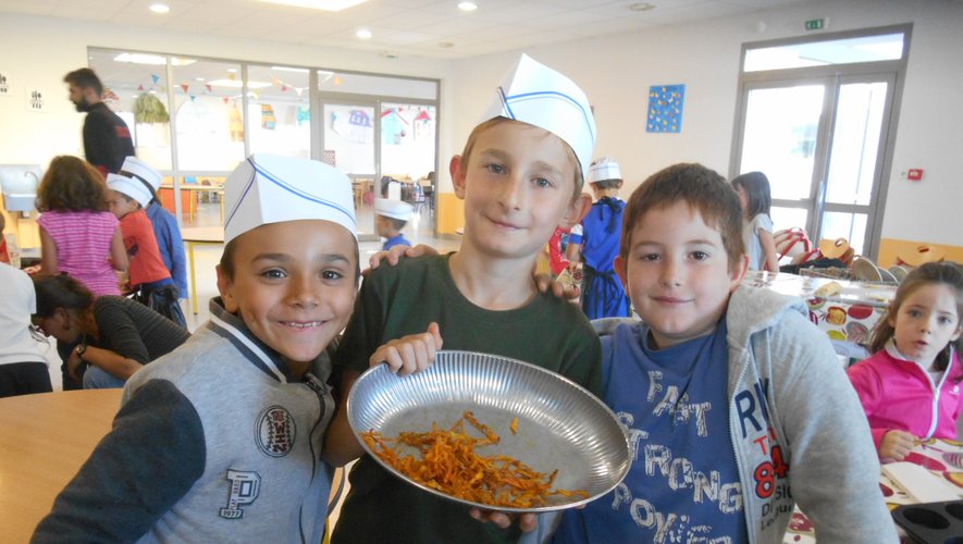 Les cours de cuisine ne sont jamais oubliés, au centre de loisirs de Sainte- Radegonde !  (Photo archives).