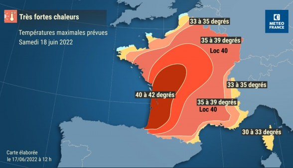 La situation ce samedi en France.