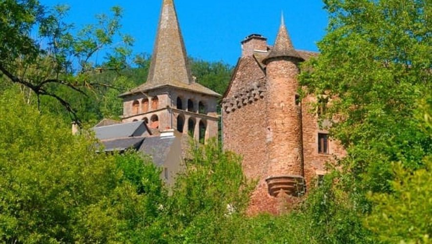 Le magnifique château d’Ampiac.