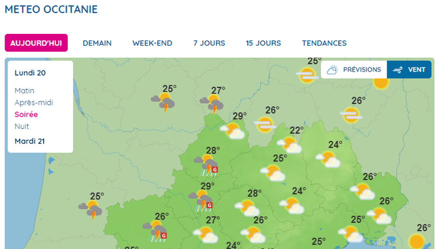 La grêle est attendue dès ce lundi soir sur une partie de l'Occitanie. L'Aveyron pourrait être localement touché.