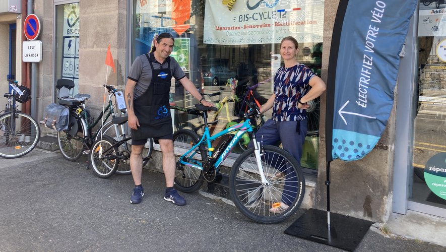 Marlène et François-Xavier Breton persuadés que le vélo est l'avenir du transport urbain. 