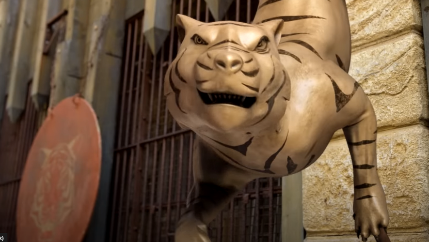 Les nouveaux tigres en 3D de l'émission Fort Boyard.