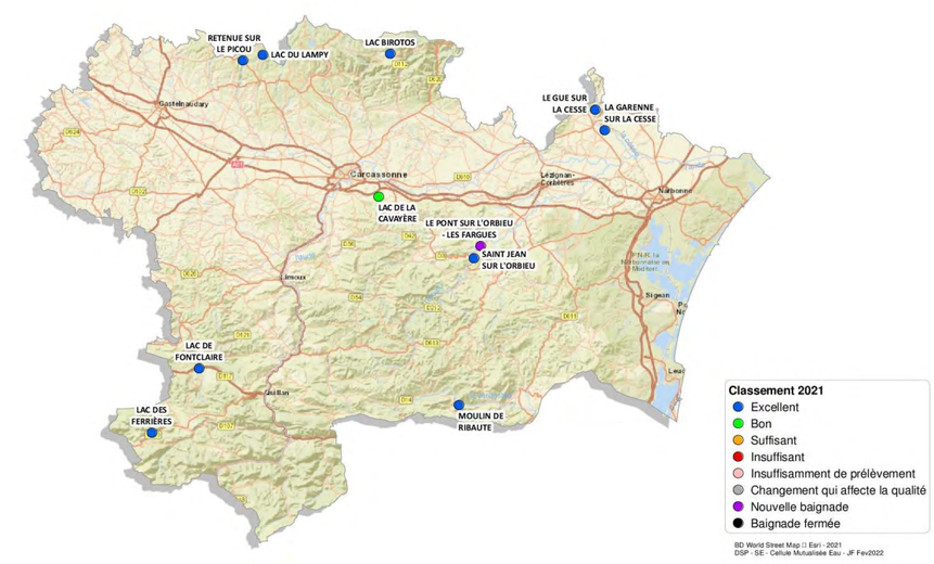 Où on peut se baigner dans l'Aude en eau douce.