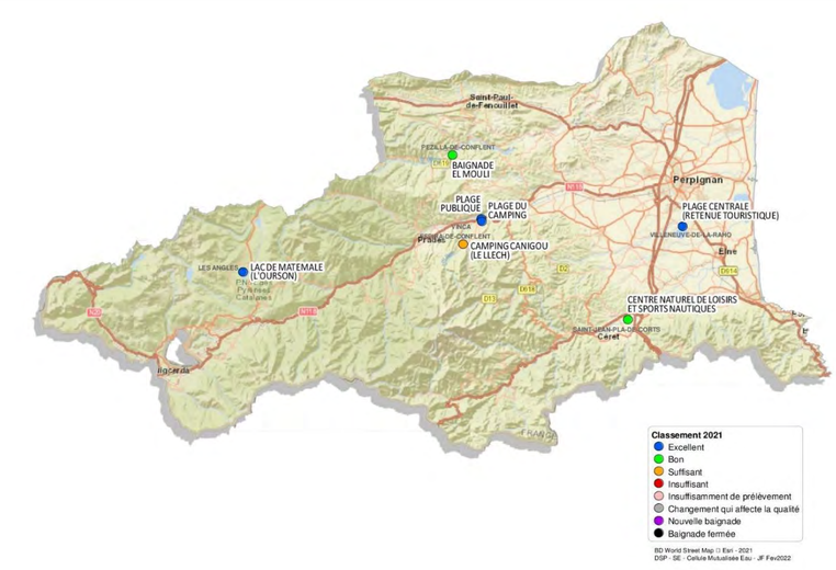 Où on peut se baigner en eau douce dans les Pyrénées-Orientales.
